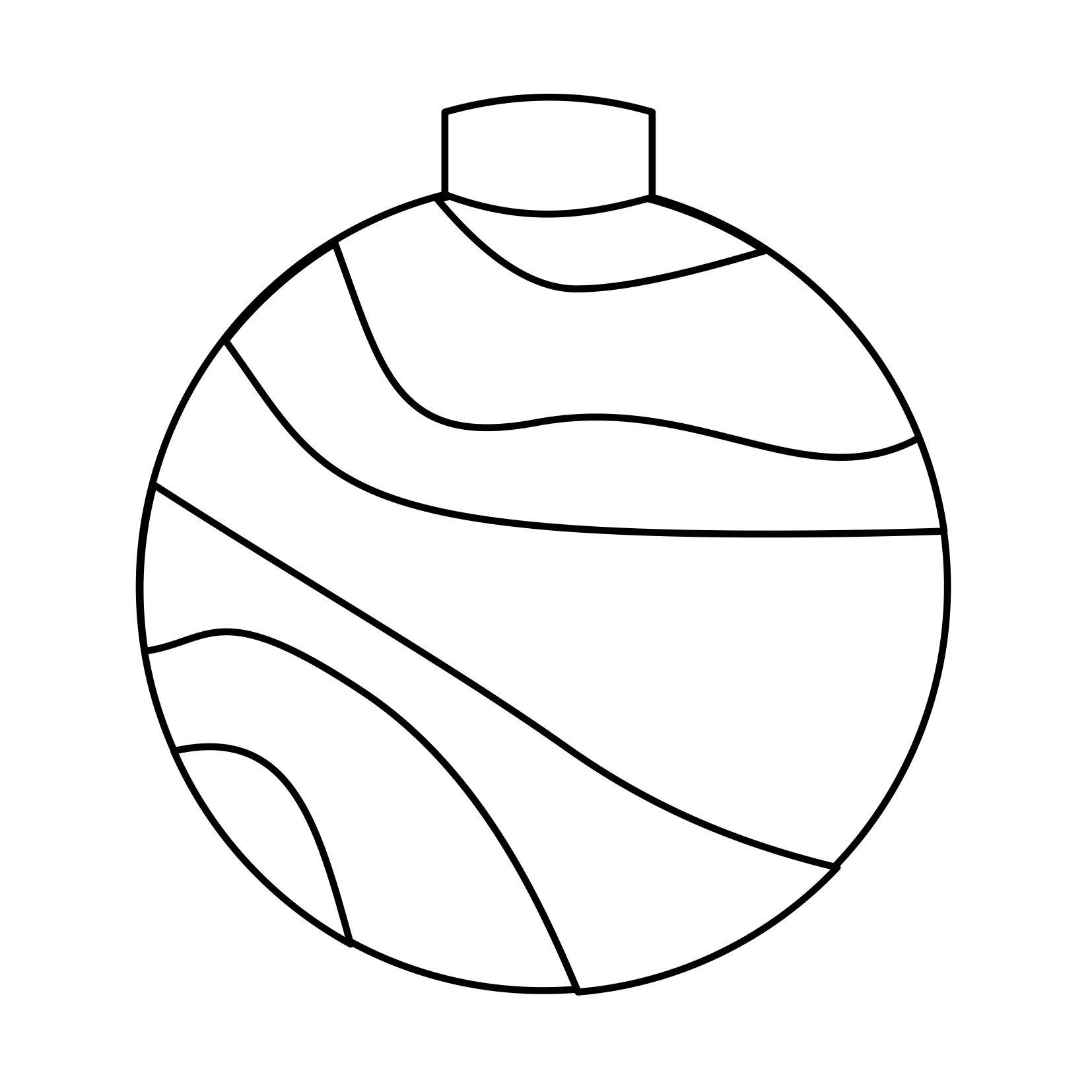 christmas ornament coloring pages - photo #22