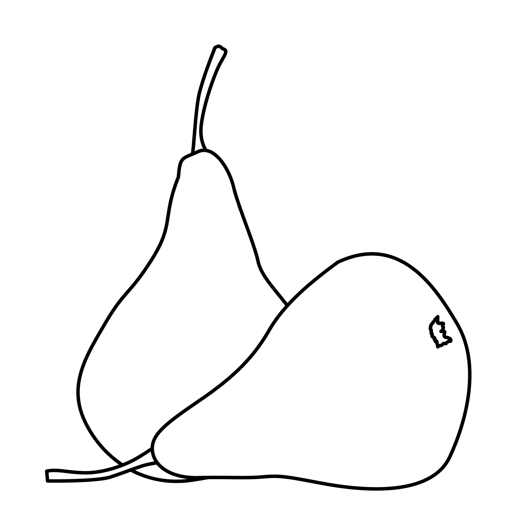 pear coloring pages - photo #24