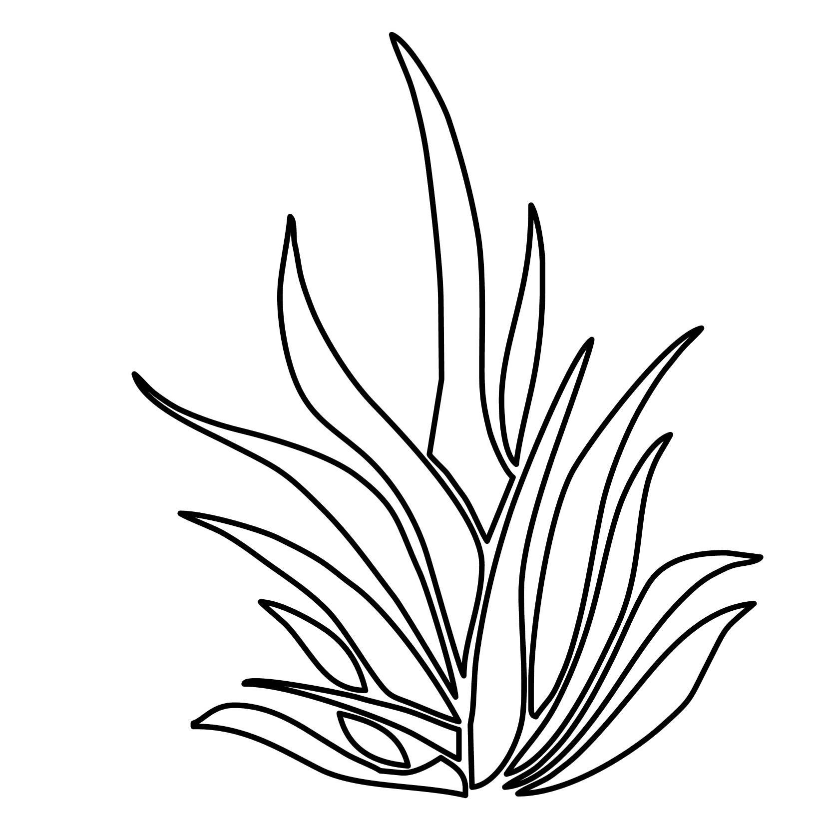 Coloring pages plants - free downloads