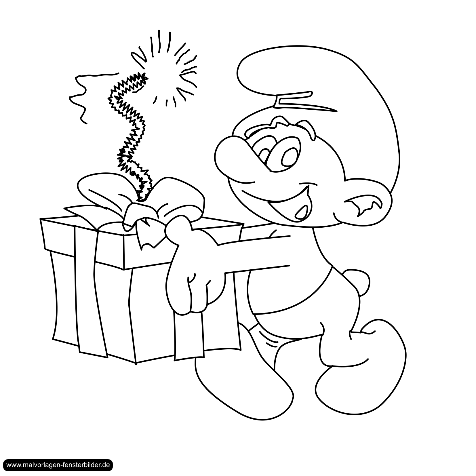 hackus smurf coloring pages - photo #42